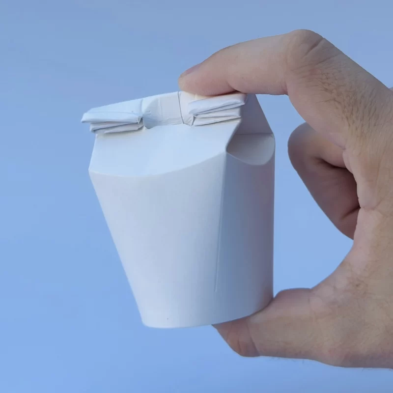 Copo Leve 100ml Papel Com Tampa Bebidas Quentes e Frias - Manga 25un